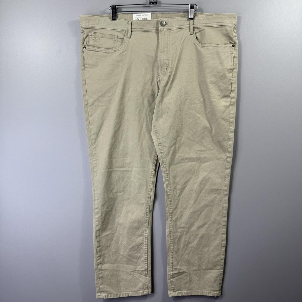 English Laundry Pants Mens 40x29 Beige Straight Fit Stretch Chino Straight Leg